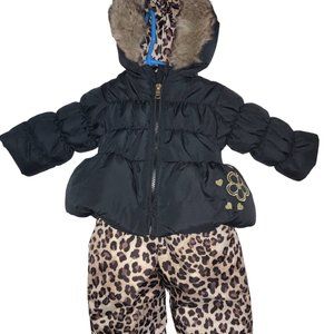 Pacific Trail Girls Winter Coat and Snowpant Size 6 Months